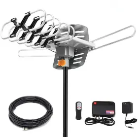 Before 680904964617 Hdtv Digital Antenna -150 Miles Range With 360 Degree Rotation Wireless Remote