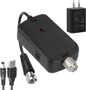 Bic 717325487453 Tv Antenna Amplifier Signal Booster Indoor Hd Digital Sign