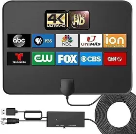 Bic 717352373293 Tv Antenna Indoor Hd For Smart And Old Anten