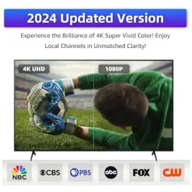 Bigefeixu 642135989050 Tv Antenna Indoor - Strong Magnetic Base Digital For Easy Installa #2