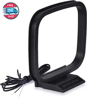 Bfn00124 Bingfu Am Loop Antenna With 2 Pin Bare Wire Compatible Pioneer Onkyo Yamaha