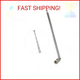Tb4453 Bingfu Fm Antenna 115cm 7 Sections Telescopic Radio Replacement For Y