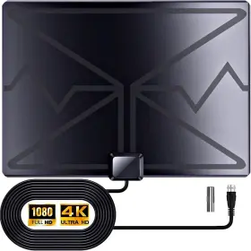 Qgx-lwm-600-b Branded 2024 Amplified Digital Hd Tv Antenna 600 Miles Long Range Indoor Hdtv Channels #2