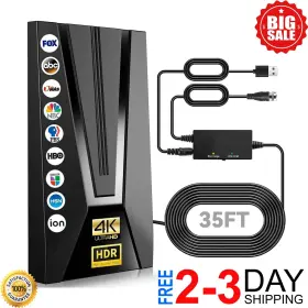 X79wp6 Branded 2024 Upgraded Hd Tv Antenna 980 Miles Range Indoor Outdoor Digital