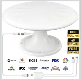 An-5011a Bsadne Rv Tv Antenna For Smart Outdoor 720 Long Range Omni Directional Reception