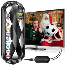 Bzoxauy 732404358394 1800 Miles Range Tv Antenna For Smart Tvs And Old Amplified Di