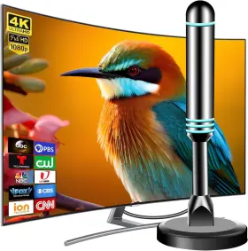 Canceluiz 445018065055 Tv Antenna Indoor For Smart Support 4k 1080p With Signal Booster Fo
