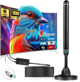 Canceluiz 747866660404 Tv Antenna For Smart Television Indoor&outdoor Long Range Reception Hd Ante