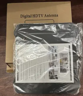 Carrybc 190835257882 Tv Antenna - Hdtv Support 4k 1080p 60-100 Miles 16.5 Ft Longer