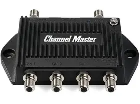 Channel Master 020572034241 Tv Antenna Distribution Amplifier Signal Booster With 4 Outputs F #2
