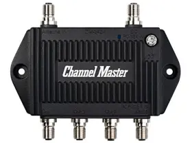 Channel Master 020572034241 Tv Antenna Distribution Amplifier Signal Booster With 4 Outputs F
