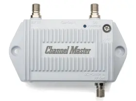 Cm-3411 Channel Master Fm Antenna/cable Tv Distribution Amplifier - Indoor/outdoor Cable Dig