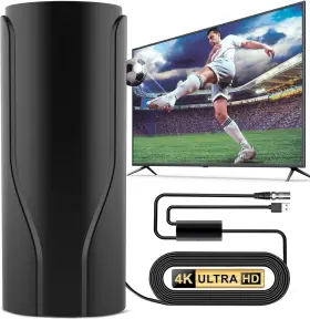Dta-200c Chriari 2025 Upgraded Tv Antenna For Smart And Older Tvs 1400 Miles Range Black