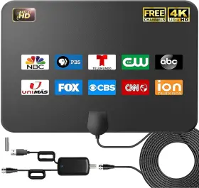 Civet Story 313099617692 4k Amplified Hd Digital Tv Antenna Long 1000 Miles Range Smart Indoor Support