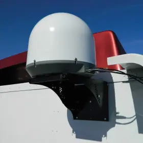 Mt-sm10 Company 744759367150 Semi Truck Satellite Antenna Rear Cab Mount Dish Mou #3