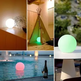 Cq-b203 Coolqing 10 Inch Ultra-fun Waterproof Rgb Color-changing Led Ball Light Orb Globe #2