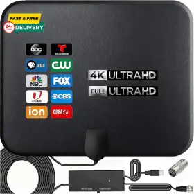 Cozymixx 313051165131 Tv Antenna For Smart Indoor Local Channels Support 4k 1080p W