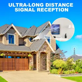 Daant 650380598521 Indoor Tv Antennalong Range 1000 Milesantenna For Smart 4k 1080p Support 3 #3