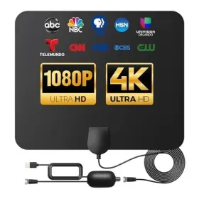 Daant 650380598545 Tv Antenna Indoor Long Range 900 Miles Supports 4k 1080p Smart Outdoor 36