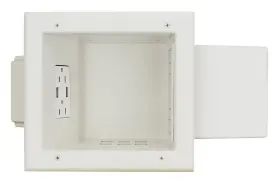 45-0251-wh Data Comm 660559015193 Electronics Recessed Av/hdmi Cable With Expandable Media Box And 4
