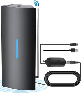 Digital Antenna 732404284440 High Gain Tv 420 Miles Range Amplified Hdtv In/outdoor