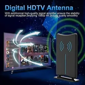 Digital Antenna 744110185621 2024 Version Amplified Hd Ftmatrixft Tv Long 580 Miles Support 4k #2