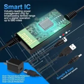 Digital Antenna 744110185621 2024 Version Amplified Hd Ftmatrixft Tv Long 580 Miles Support 4k #3