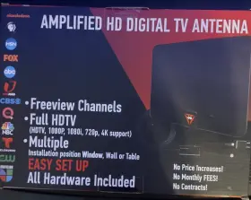 Ees002 Digital Antenna Tv Indoor Hdtv Amplified Signal Booster 4k Hd 1080p