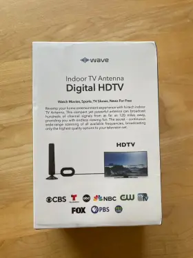 Hd-800 Digital Antenna Wave Indoor Tv Hdtv - 1080p Ultra Hd Ships From Us #2