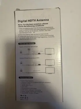Tv002 Digital Antenna New Hdtv Tv002. Indoor Outdoor #3