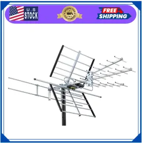 Uhd-8903 Digital Antenna Outdoor Tv Long Range Ota For 4k 1080p Vhf Uhf 200 Mil