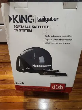 4510 Dish Network King Tailgater Traveling Satellite With Extras New