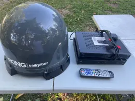 Dpt4900-ao Dish Network King Tailgater 2 With Vip211k Receivers And Remote