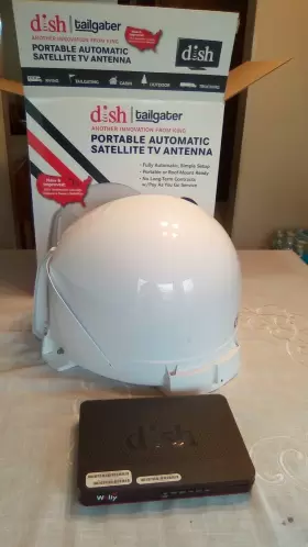 Dt4400 Dish Network Pre-owned Tailgater Automatic Portable Satellite Antenna Hd Tv With Receiver #3