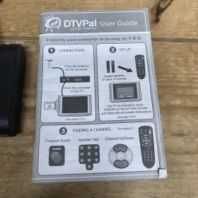 Id035 Dish Network Dtv Pal Converter Power Supply With Remote Dolby Digital #2