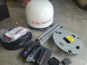 Pl-7000 Dish Network Winegard White Company Playmaker Portable Satellite Antenna