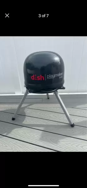 Pl7000r Dish Network Playmaker Dual Portable Satellite Tripod 2 Receivers