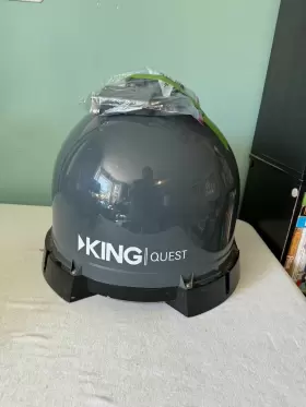 Vq4100-b0 Dish Network King Tailgater Travel Satellite - Camping Rv Tailgating