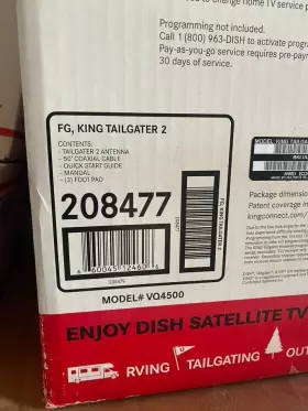 Vq4500 Dish Network King Tailgater 2