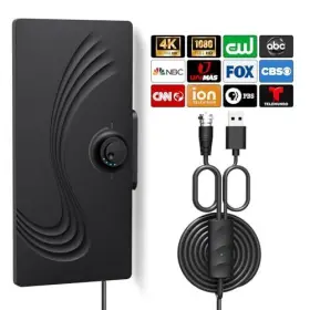 Docutca 721545615435 Tv Antenna-tv Antenna Indoor Smart 600 Miles Range Reception Hd