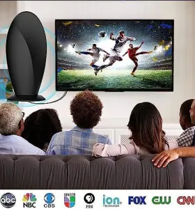 Dododuck 752503252034 500 Miles Range Indoor Tv Antenna Hdtv 4k With Amplifier And Signal Booster #2