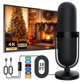 Dpddpd 737811619175 Tv Antenna For Smart Indoor 1200 Miles Long Range Reception Hd Digital