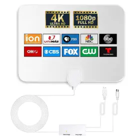 Yay-004 Dsjgb Tv Antenna Indoor - Local Channels Digital Supports 4k 1080p W