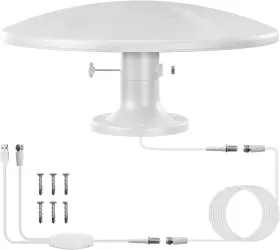 Dtb Tech 762765263334 Outdoor Rv Tv Antenna For Smart 360 Omni-directional Reception Digital R