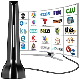 Ada-20251015-4 Dtb Tech Digital Indoor Tv Antenna For Smart Local Channels