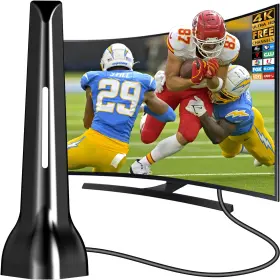 Dtb Tech Ada2026-3-17 Tv Antenna For Local Channels Indoor 4k Hd Digital Smart Indo
