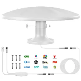 Us-v08702 Dtb Tech Outdoor Rv Tv Antenna Enlargement Digital High -definition 360
