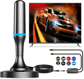 Us-v42161 Dtb Tech Indoor Tv Antenna For Local Channels Digital Smart