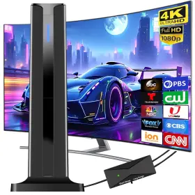 013-us11 Dtvsmartshow Digital Tv Antenna Indoor 2025 Hd For Smart With 3m Stick Base 36