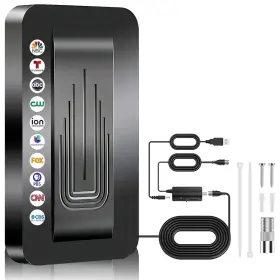 Dt028 Dtvsmartshow Indoor Antenna For Smart Tv Hdtv All Tvs With Amplifier Signal Bo